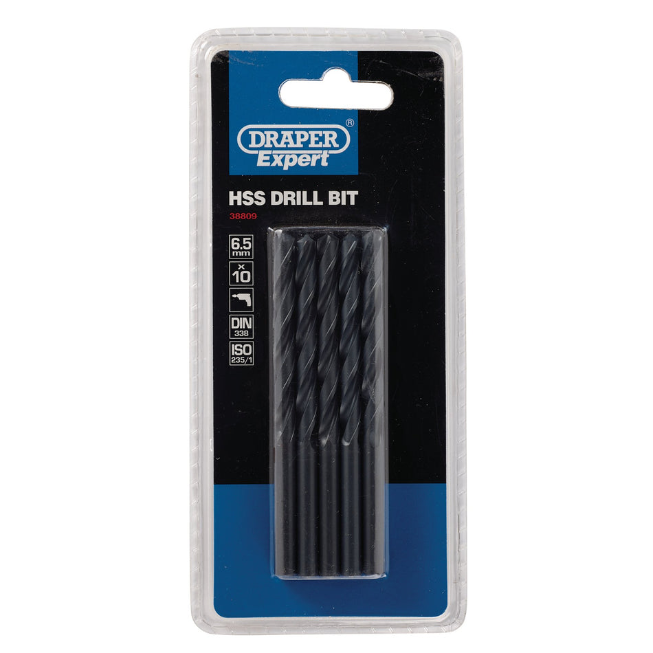 HSS-Drill-Bit,-6.5-x-185mm-(Pack-of-10)