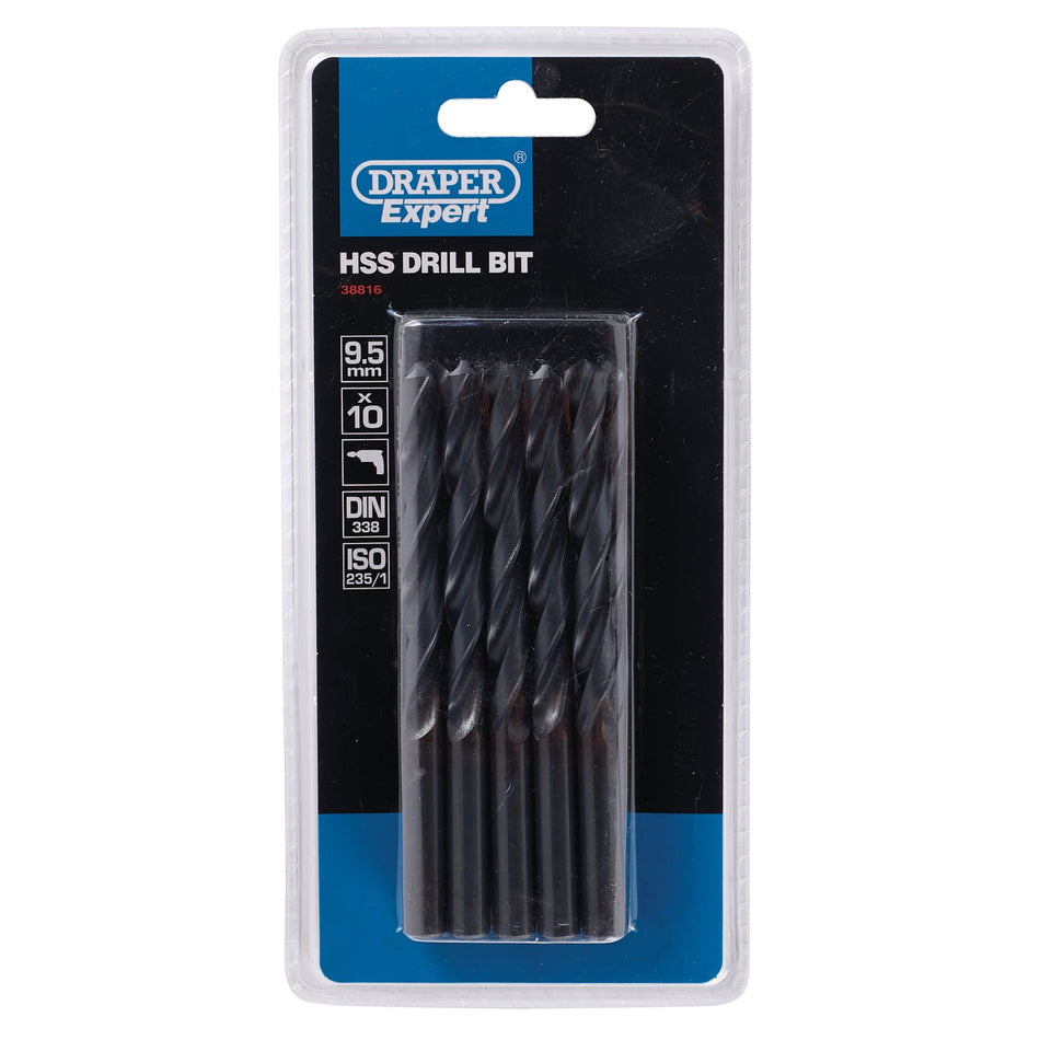 HSS-Drill-Bit,-9.5-x-220mm-(Pack-of-10)