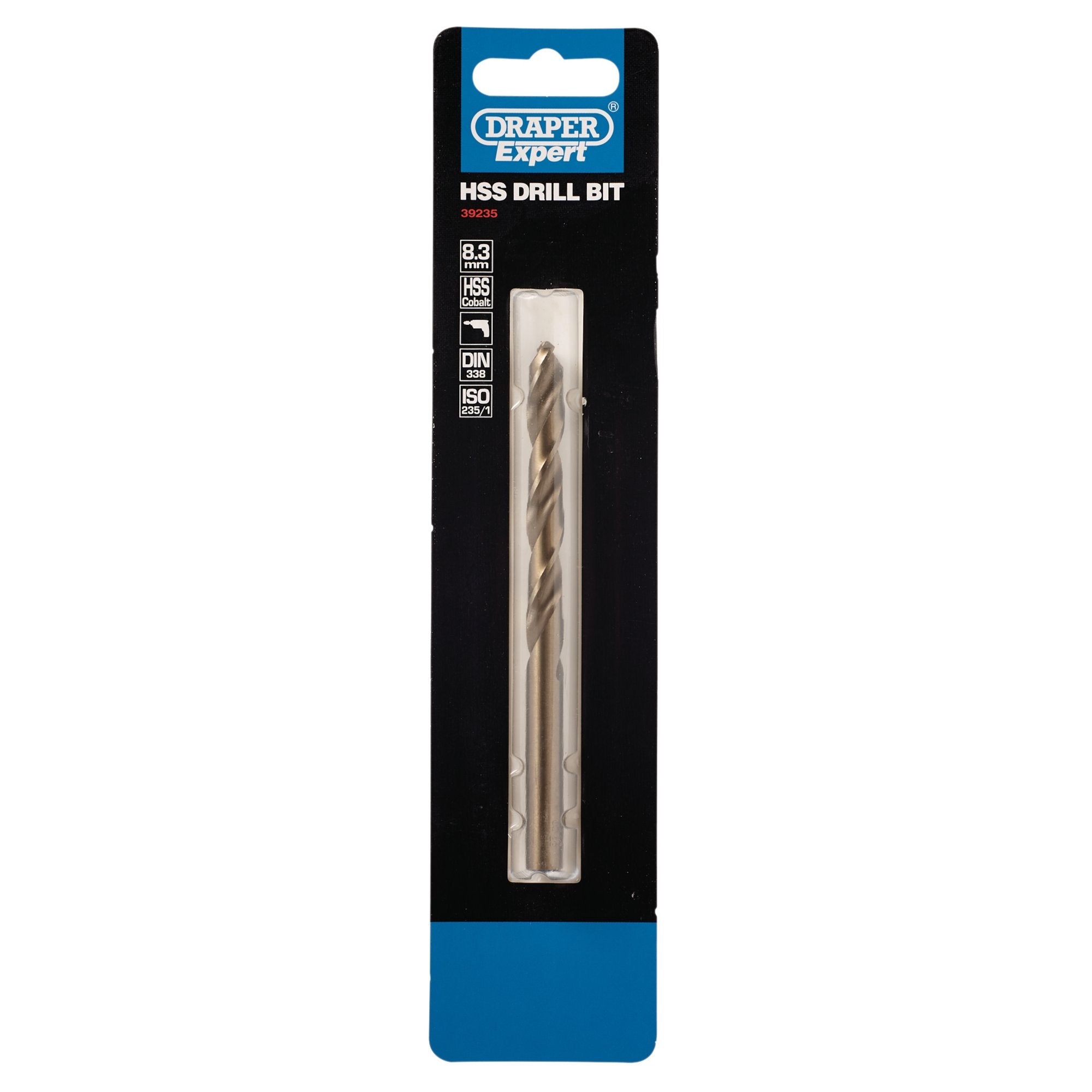 HSS-Cobalt-Drill-Bit,-8.3-x-230mm