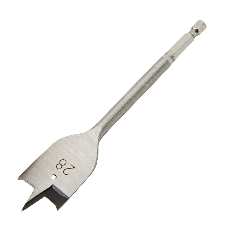 Flat-Wood-Drill-Bit,-28-x-152mm