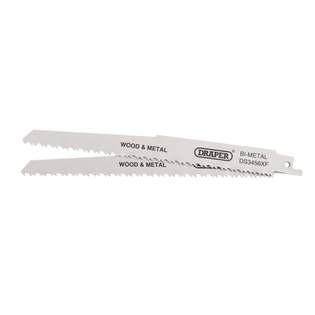 Bi-metal-Reciprocating-Saw-Blades-for-Multi-Purpose-Cutting,-200mm,-6-12tpi-(Pack-of-2)