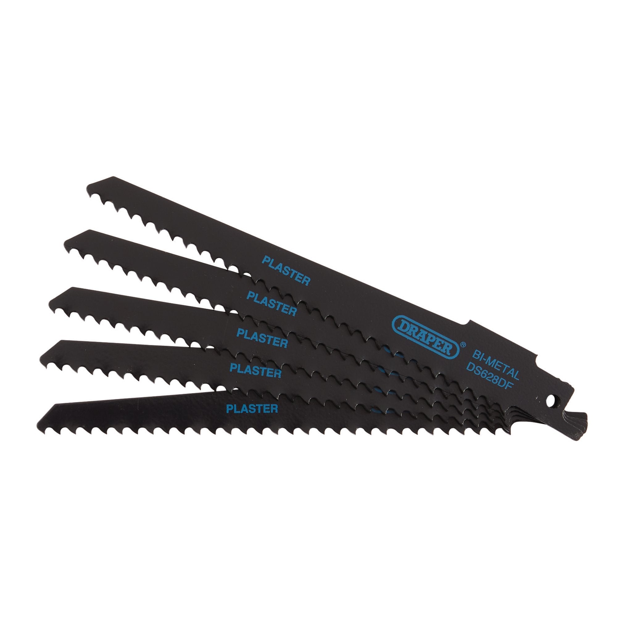 Bi-metal-Reciprocating-Saw-Blades-for-Plaster-Cutting,-150mm,-6tpi-(Pack-of-5)