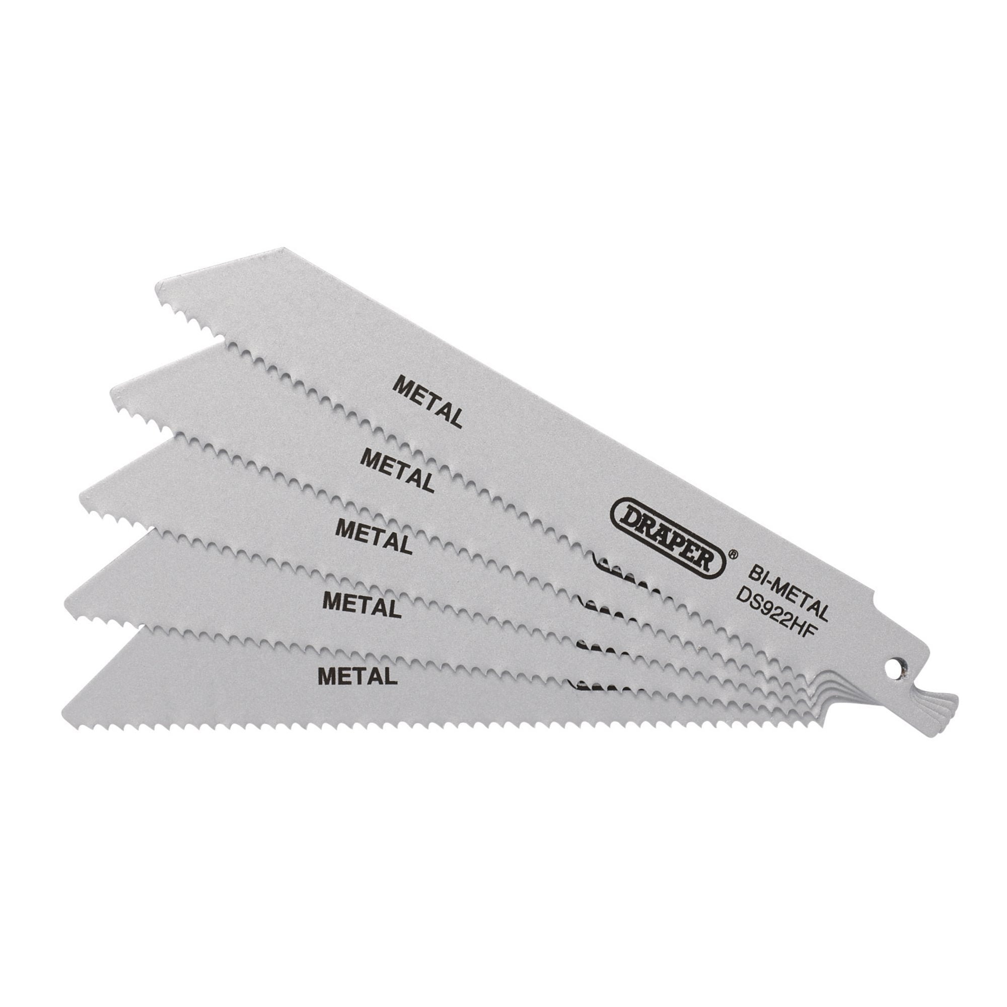 Bi-metal-Reciprocating-Saw-Blades-for-Metal,-150mm,-10tpi-(Pack-of-5)
