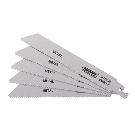 Bi-metal-Reciprocating-Saw-Blades-for-Metal,-150mm,-10tpi-(Pack-of-5)