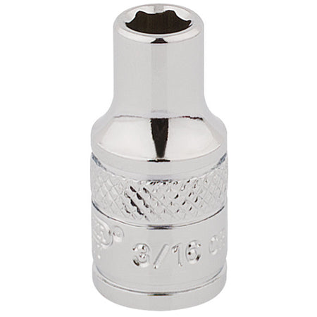 Draper-HI-TORQ®-6-Point-Socket,-1/4"-Sq.-Dr.,-3/16"