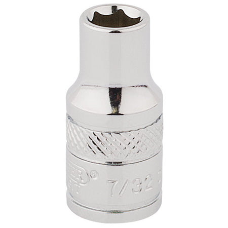 Draper-HI-TORQ®-6-Point-Socket,-1/4"-Sq.-Dr.,-7/32"