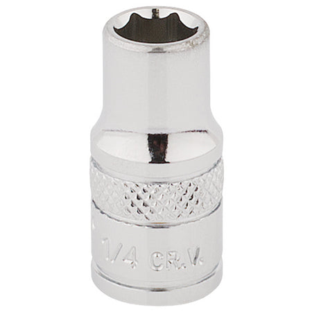 Draper-HI-TORQ®-6-Point-Socket,-1/4"-Sq.-Dr.,-1/4"
