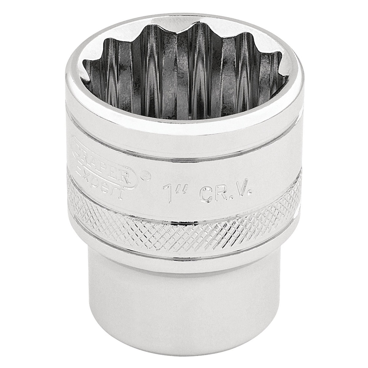 Draper-HI-TORQ®-12-Point-Socket,-3/8"-Sq.-Dr.,-1"