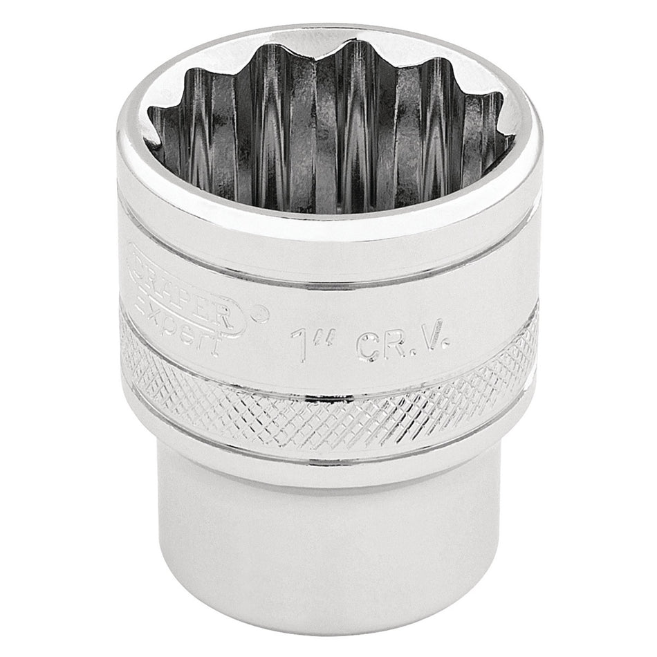Draper-HI-TORQ®-12-Point-Socket,-3/8"-Sq.-Dr.,-1"