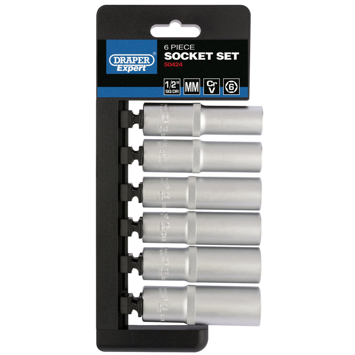 Metric Deep Socket Set, 1/2