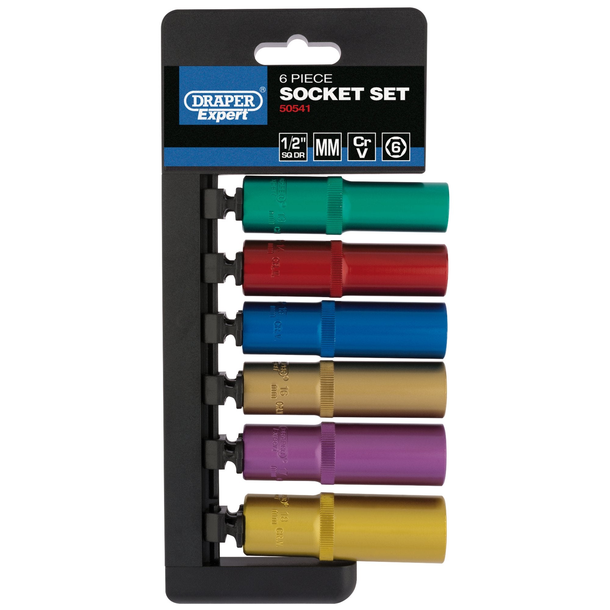 Metric-Coloured-Deep-Socket-Set,-1/2"-Sq.-Dr.-(6-Piece)
