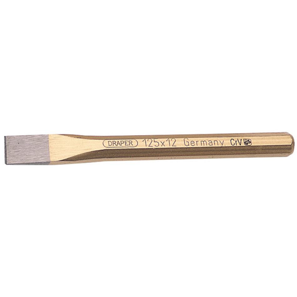 Octagonal-Flat-Cold-Chisel,-12-x-125mm