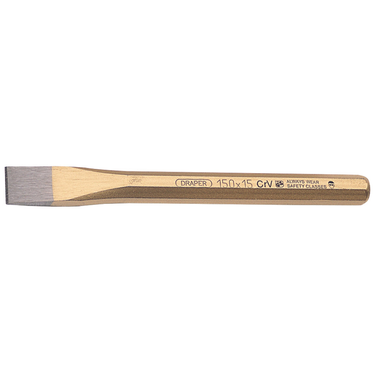 Octagonal-Flat-Cold-Chisel,-15-x-150mm