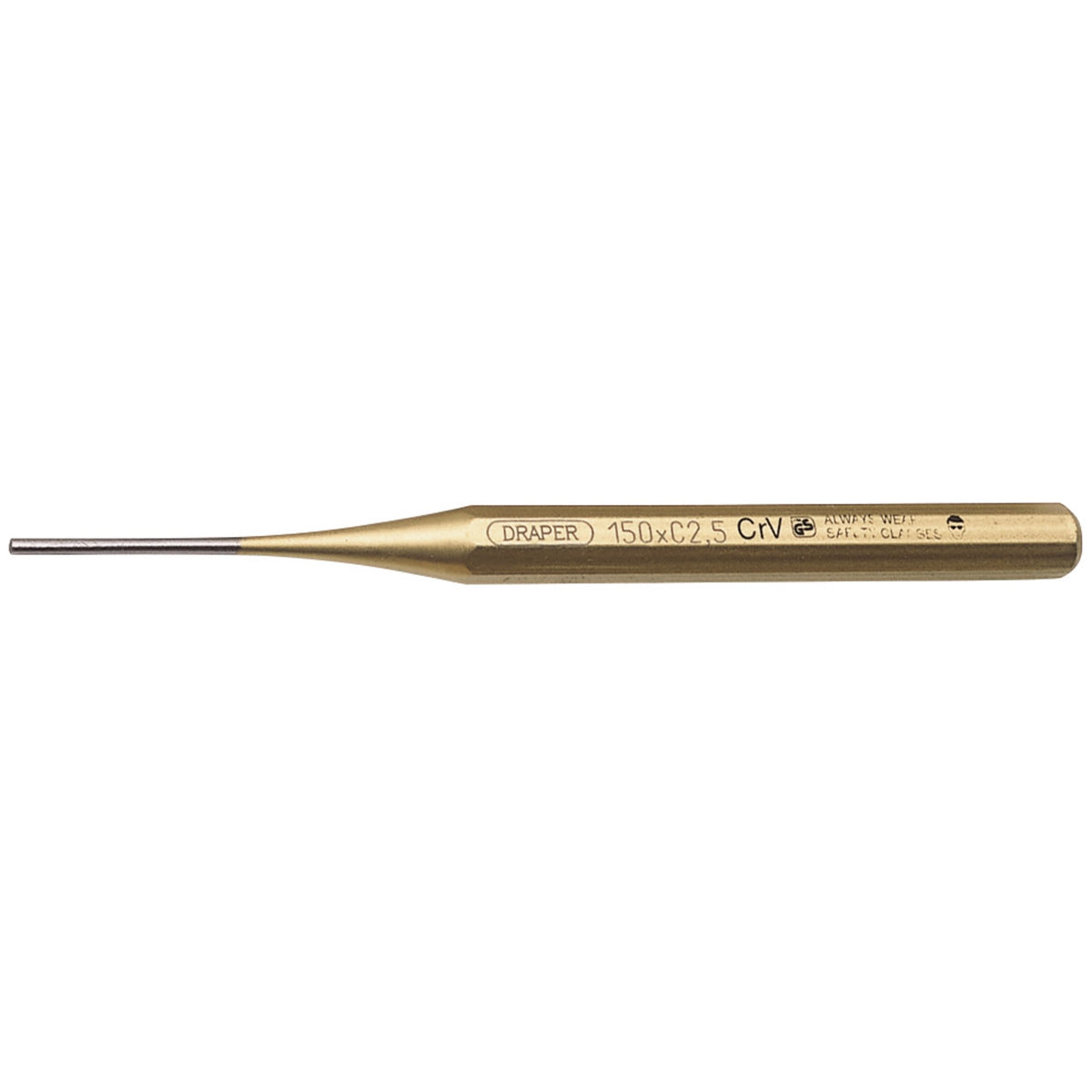 Octagonal-Parallel-Pin-Punch,-2.5-x-150mm