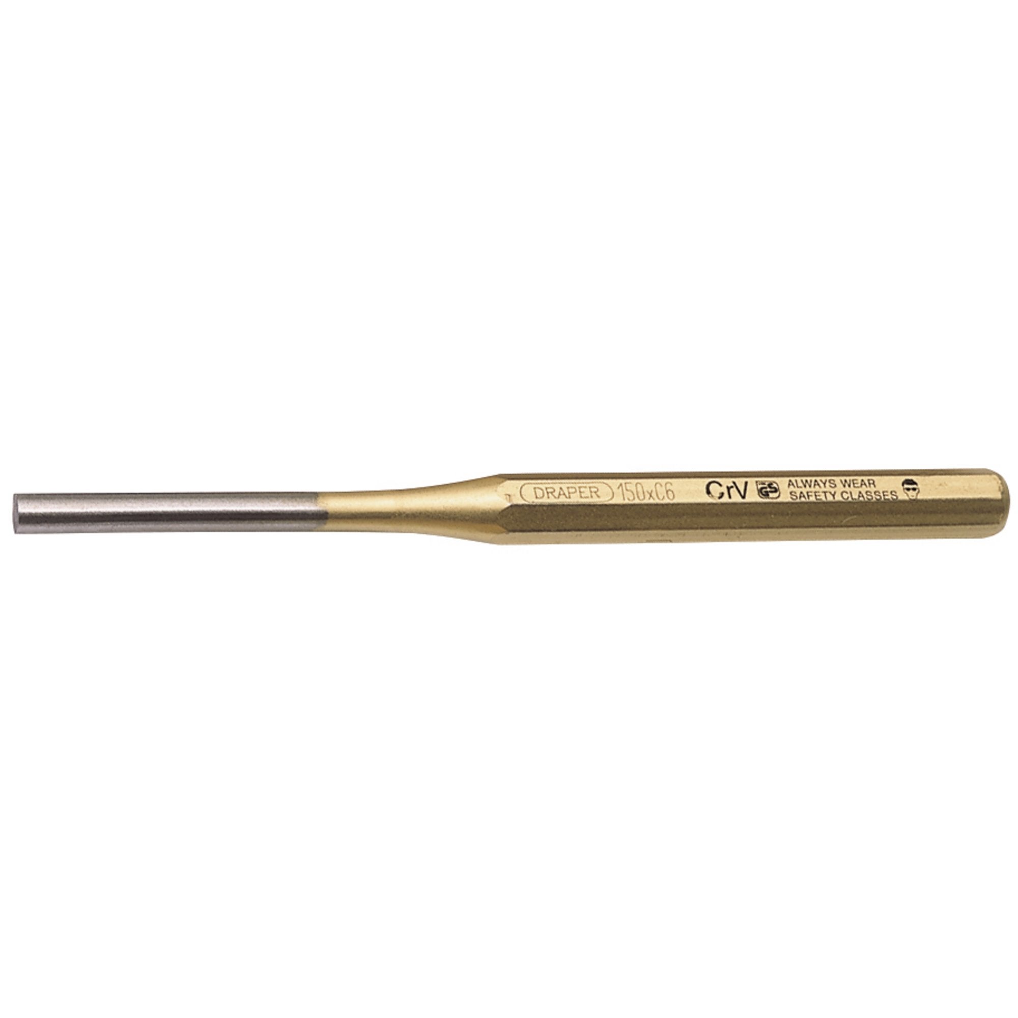 Octagonal-Parallel-Pin-Punch,-6-x-150mm