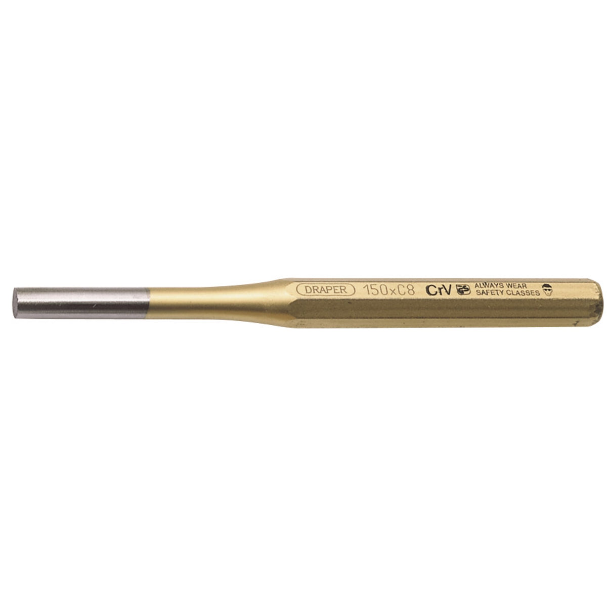 Octagonal-Parallel-Pin-Punch,-8-x-150mm