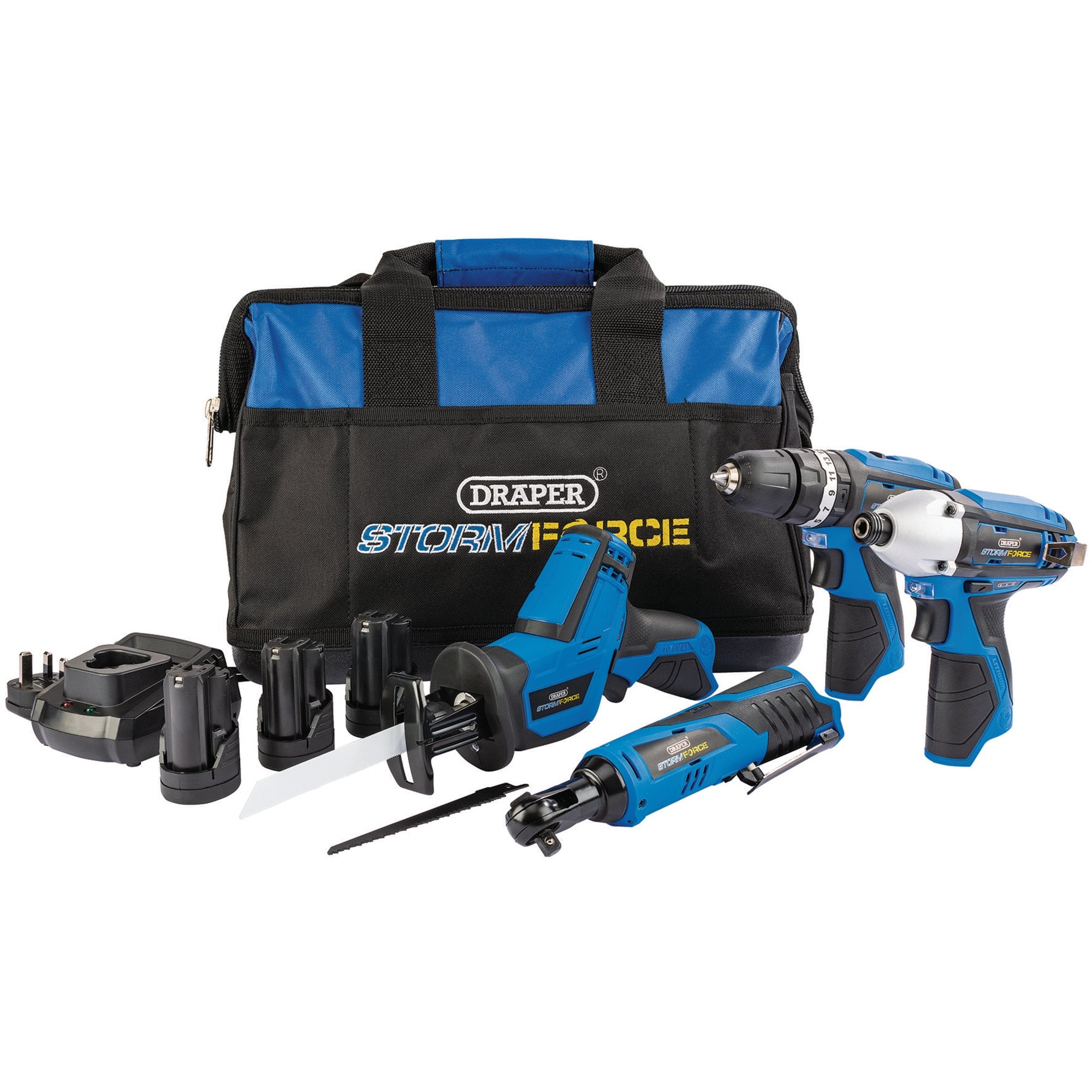 Draper-Storm-Force-®-10.8V-Power-Interchange-Kit-(9-Piece)