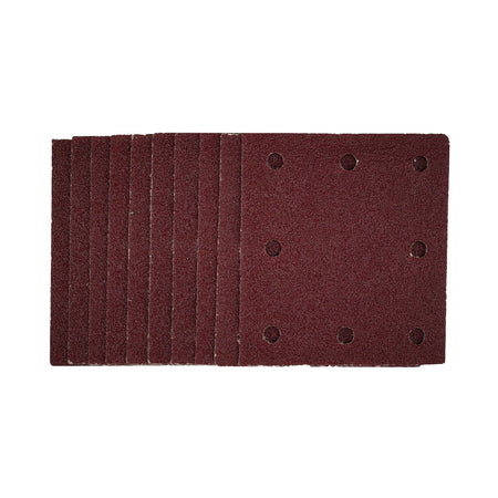 1/4-Sanding-Sheets-with-Hook-and-Loop,-115-x-105mm,-40-Grit-(Pack-of-10)