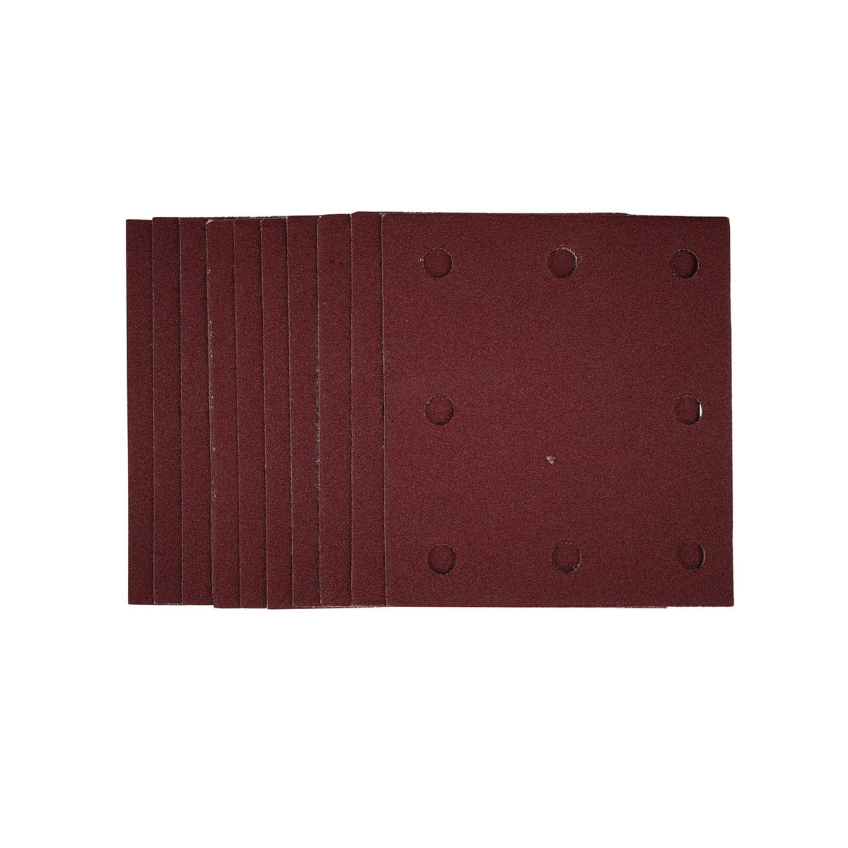 1/4-Sanding-Sheets-with-Hook-and-Loop,-115-x-105mm,-120-Grit-(Pack-of-10)