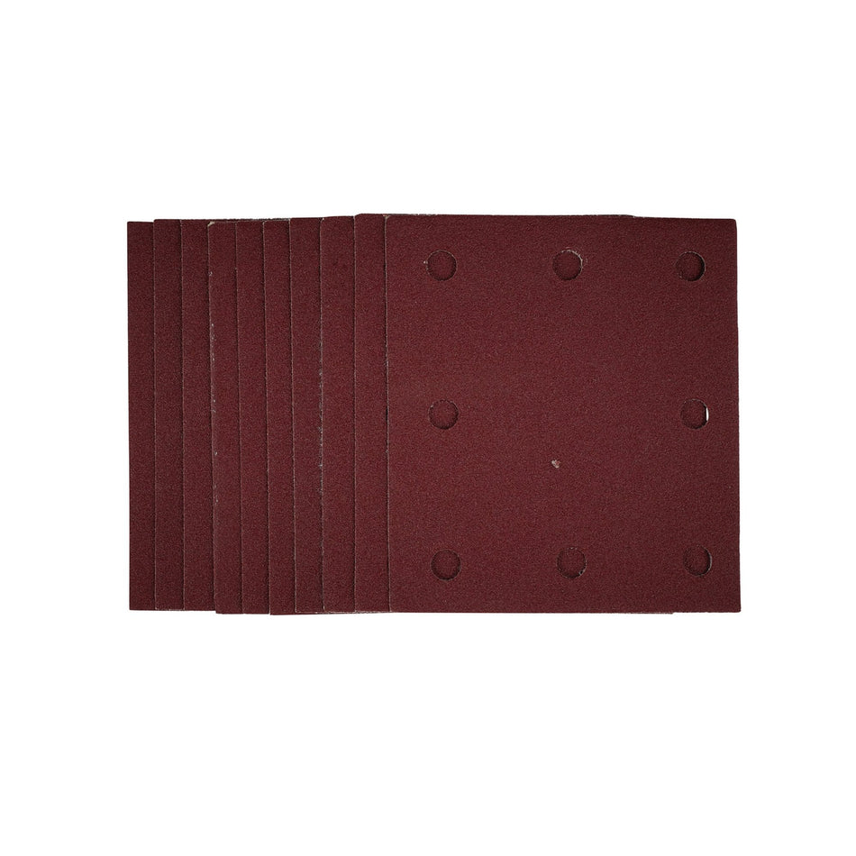 1/4-Sanding-Sheets-with-Hook-and-Loop,-115-x-105mm,-120-Grit-(Pack-of-10)