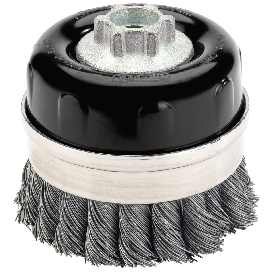 Draper-Expert-Steel-Twist-Knot-Wire-Cup-Brush,-80mm,-M14
