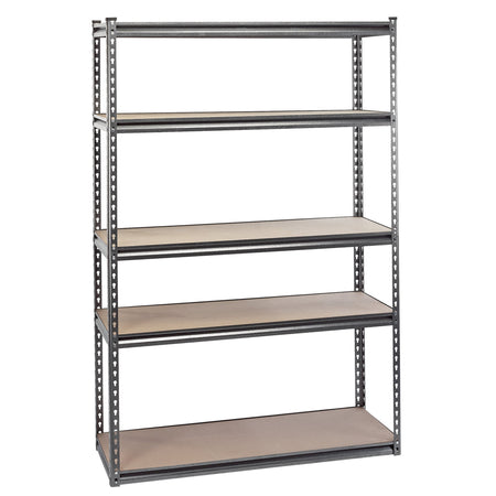 Expert-Quality-Heavy-Duty-Steel-Shelving-Unit,-5-Shelves,-L1220-x-W610-x-H1830mm