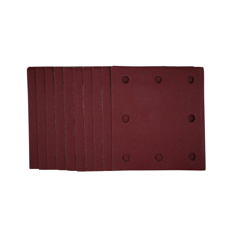 1/4-Sanding-Sheets-with-Hook-and-Loop,-115-x-105mm,-240-Grit-(Pack-of-10)