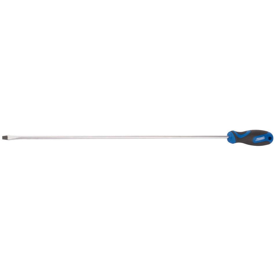 Extra-Long-Reach-Soft-Grip-Plain-Slot-Screwdriver,-6.0-x-450mm