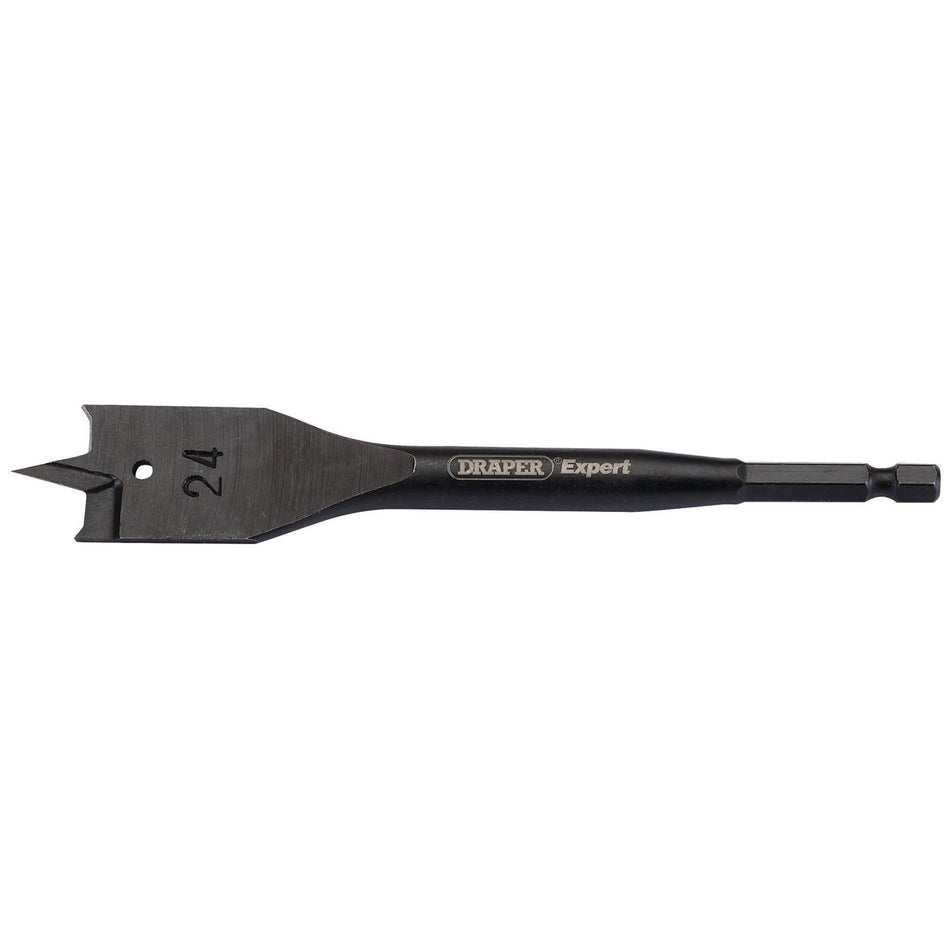 Draper-Expert-Flat-Wood-Bit,-24-x-150mm