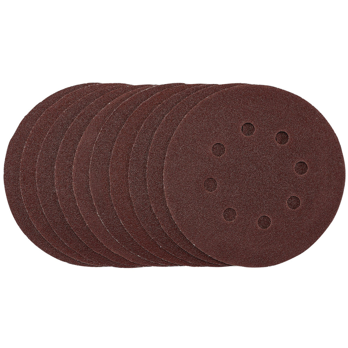 Punched-Sanding-Discs,-125mm,-Hook-&-Loop,-80-Grit,-(Pack-of-10)