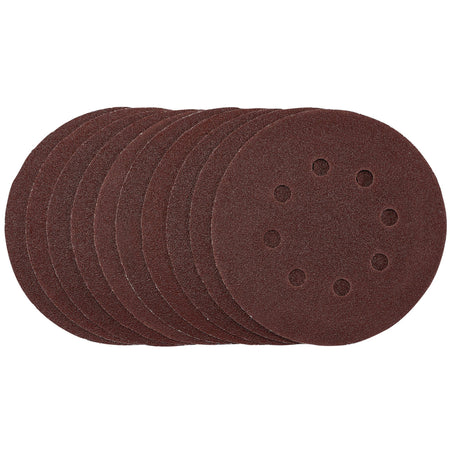 Punched-Sanding-Discs,-125mm,-Hook-&-Loop,-80-Grit,-(Pack-of-10)