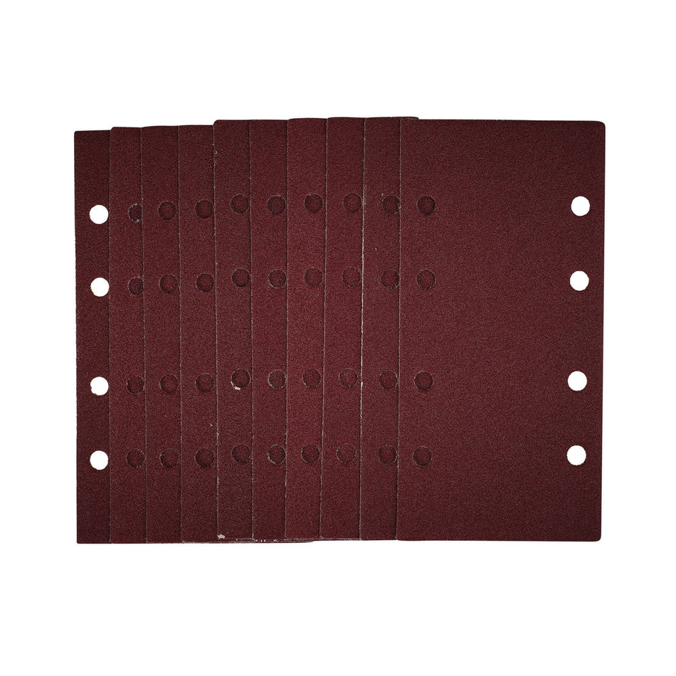 1/3-Sanding-Sheets-with-Hook-and-Loop,-93-x-190mm,-80-Grit-(Pack-of-10)