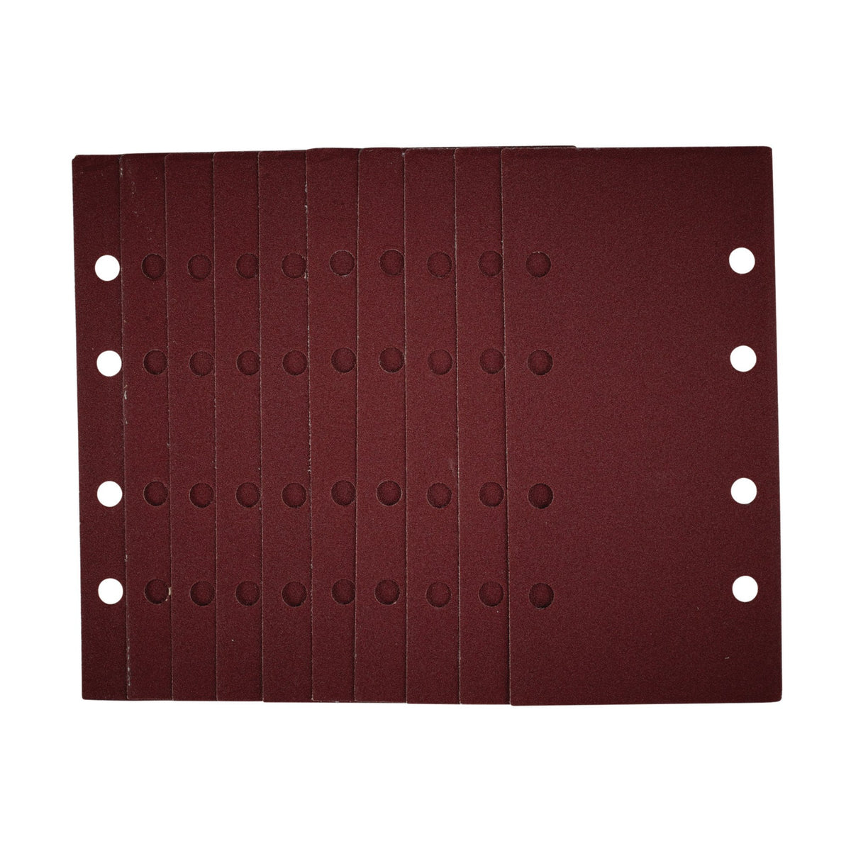 1/3-Sanding-Sheets-with-Hook-and-Loop,-93-x-190mm,-120-Grit-(Pack-of-10)