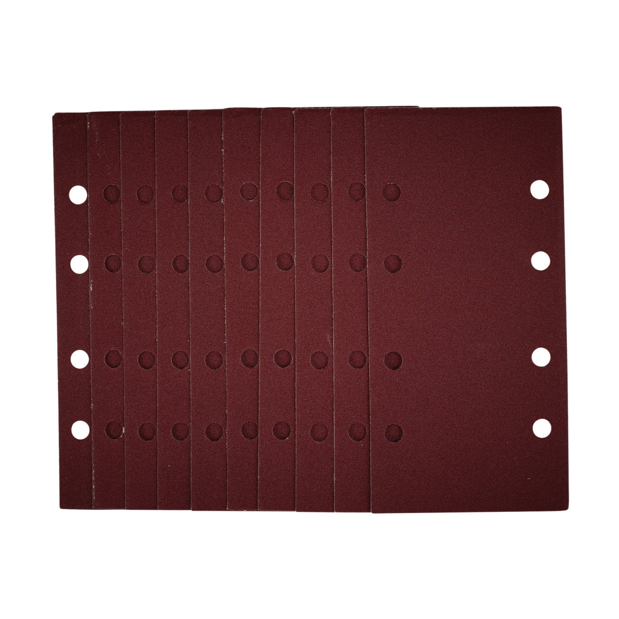 1/3-Sanding-Sheets-with-Hook-and-Loop,-93-x-190mm,-120-Grit-(Pack-of-10)