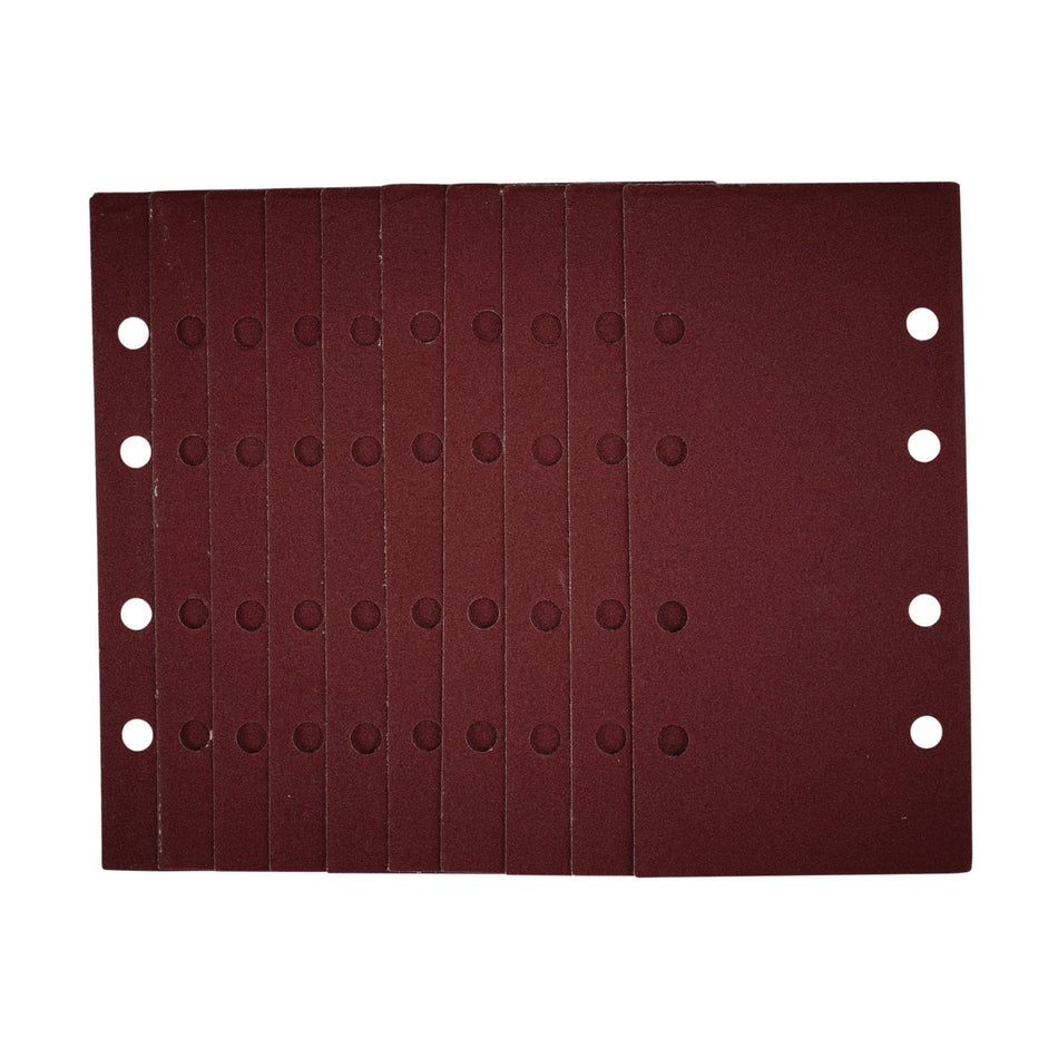 1/3-Sanding-Sheets-with-Hook-and-Loop,-93-x-190mm,-120-Grit-(Pack-of-10)