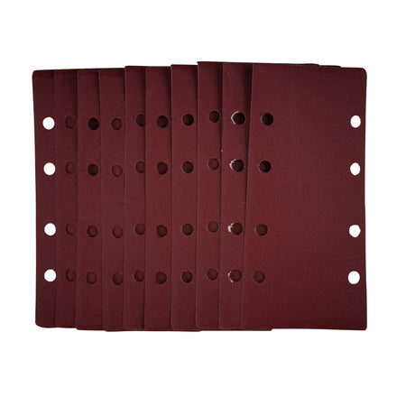 1/3-Sanding-Sheets-with-Hook-and-Loop,-93-x-190mm,-240-Grit-(Pack-of-10)