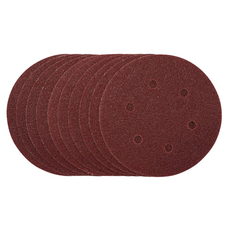 Sanding-Discs,-150mm,-Hook-&-Loop,-40-Grit,-(Pack-of-10)