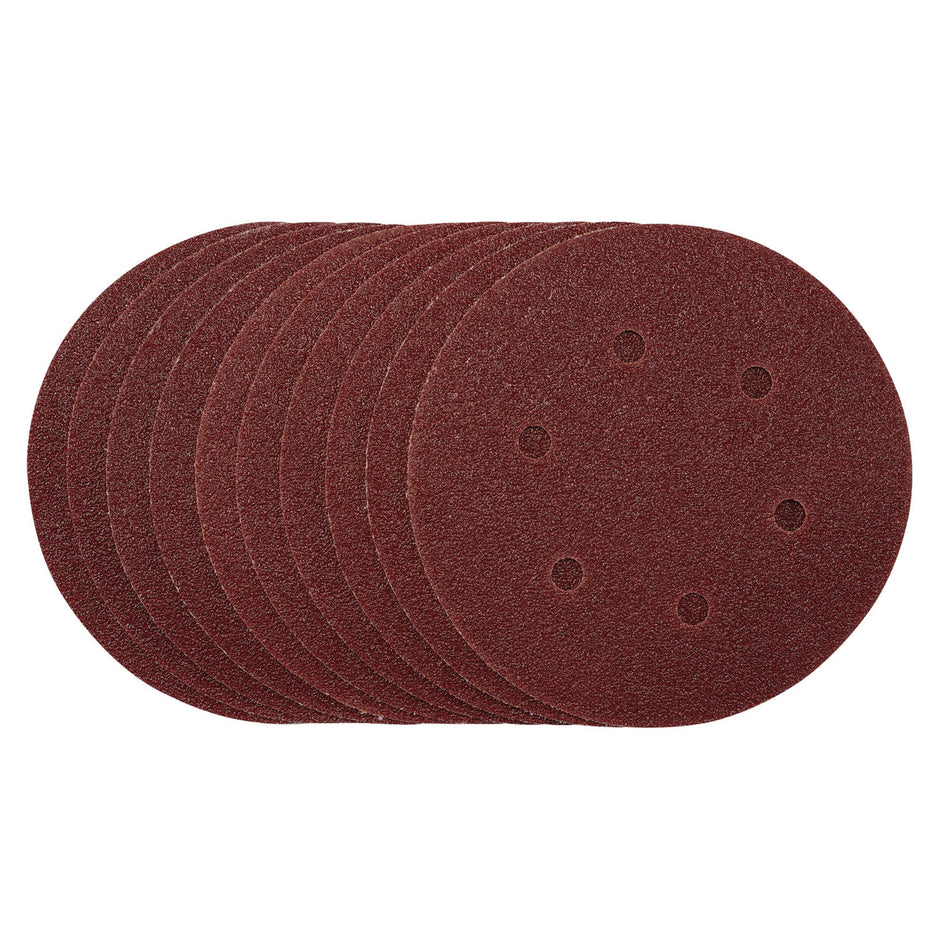 Sanding-Discs,-150mm,-Hook-&-Loop,-40-Grit,-(Pack-of-10)