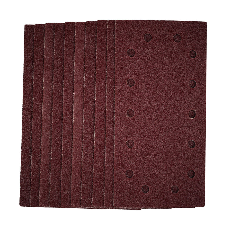 1/2-Sanding-Sheets-with-Hook-and-Loop,-115-x-230mm,-40-Grit-(Pack-of-10)