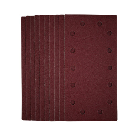 1/2-Sanding-Sheets-with-Hook-and-Loop,-115-x-230mm,-80-Grit-(Pack-of-10)