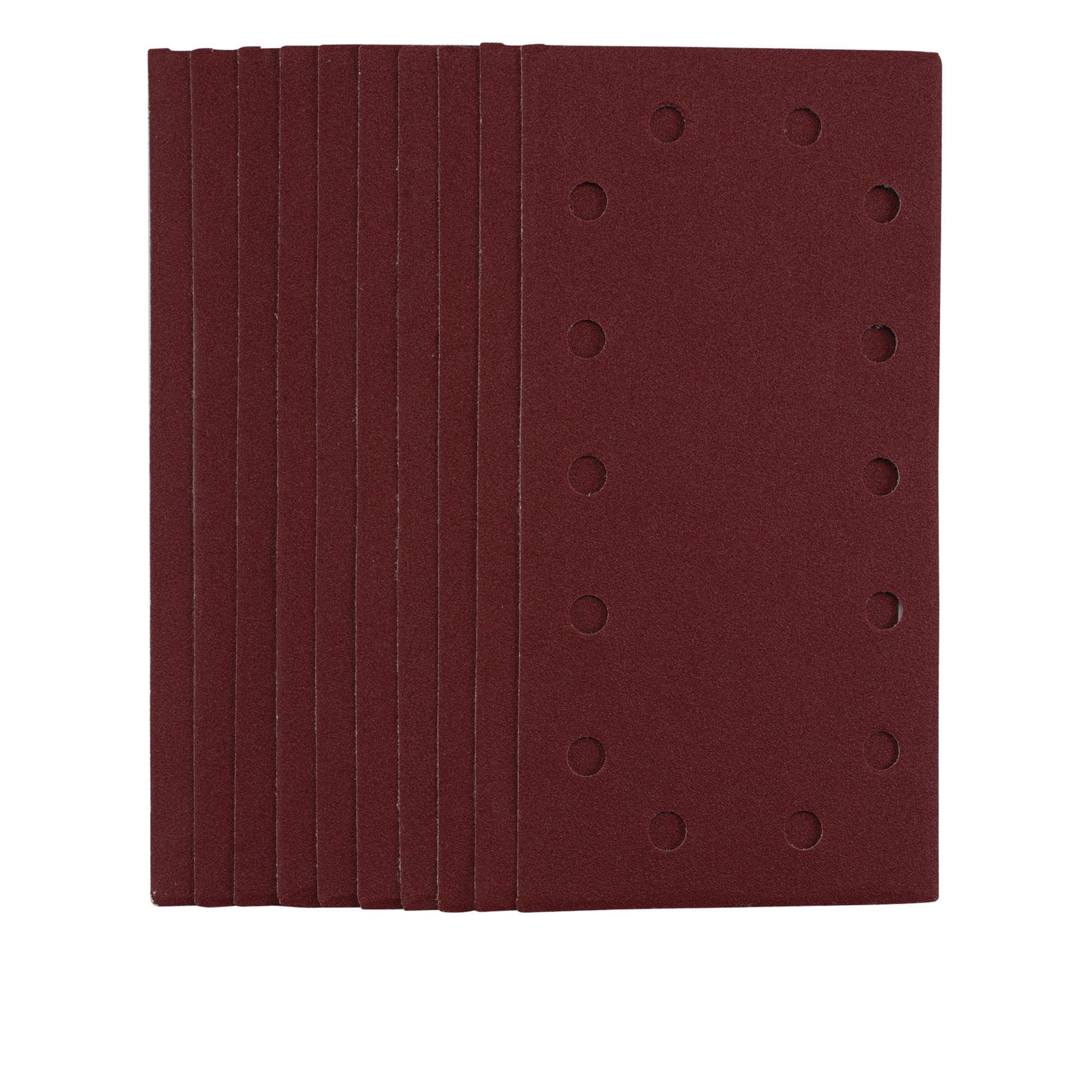 1/2-Sanding-Sheets-with-Hook-and-Loop,-115-x-230mm,-120-Grit-(Pack-of-10)