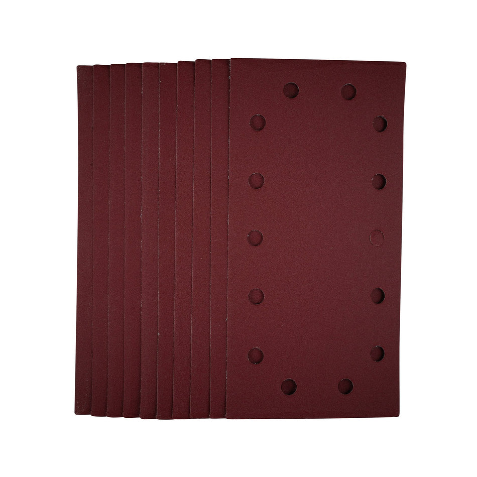 1/2-Sanding-Sheets-with-Hook-and-Loop,-115-x-230mm,-240-Grit-(Pack-of-10)