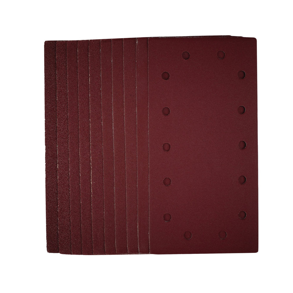 1/2-Sanding-Sheets-with-Hook-and-Loop,-115-x-230mm,-Assorted-Grit-(Pack-of-10)