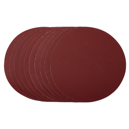 Sanding-Discs,-180mm,-Hook-&-Loop,-240-Grit,-(Pack-of-10)