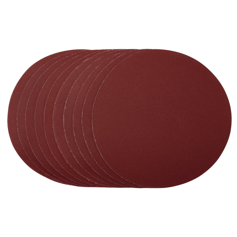 Sanding-Discs,-180mm,-Hook-&-Loop,-240-Grit,-(Pack-of-10)