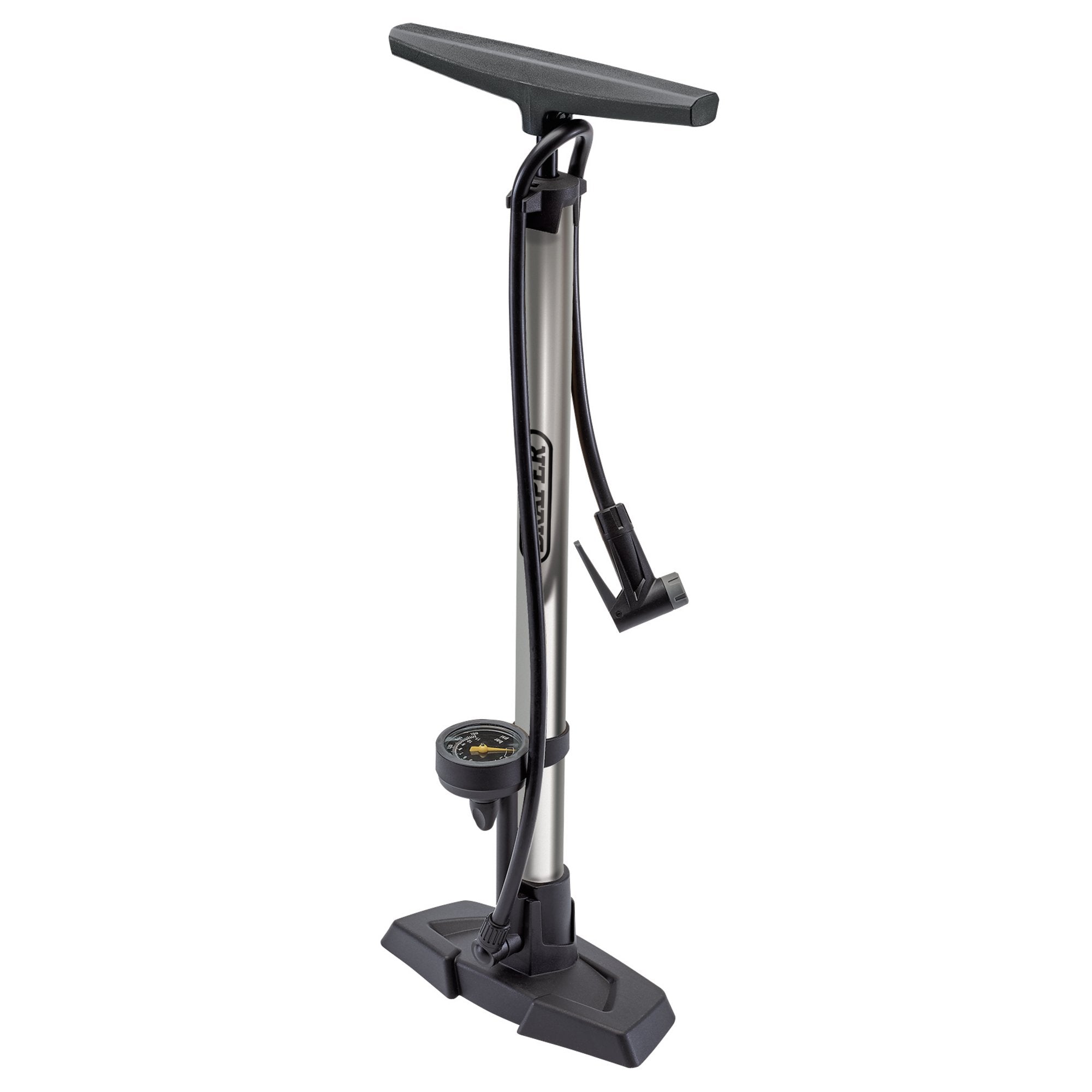 Dual-Connector-Bicycle-Track-Pump