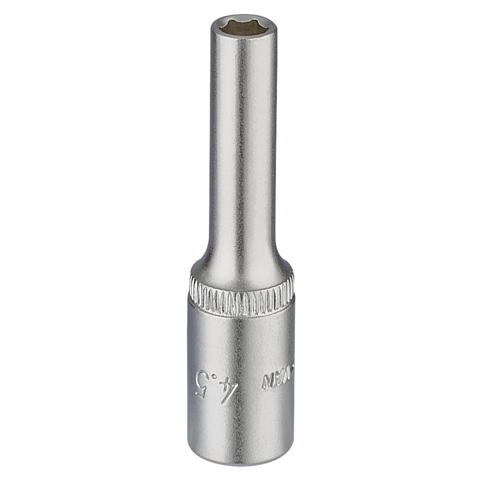 Elora-Deep-Socket,-1/4"-Sq.-Dr.,-4.5mm