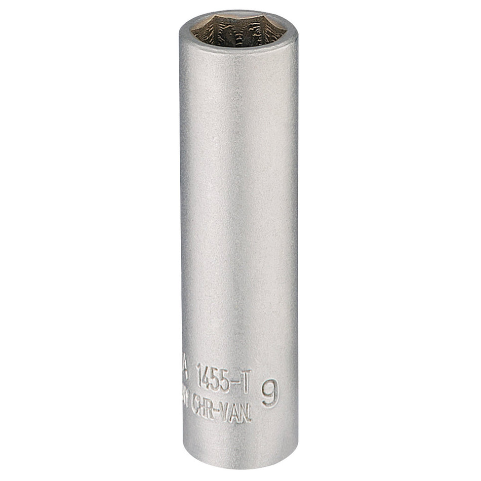 Elora-Deep-Socket,-1/4"-Sq.-Dr.,-9mm