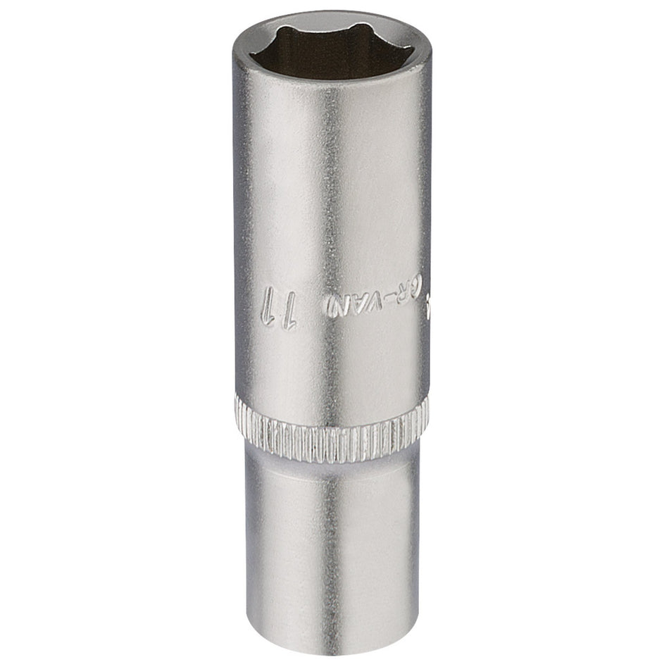 Elora-Deep-Socket,-1/4"-Sq.-Dr.,-11mm