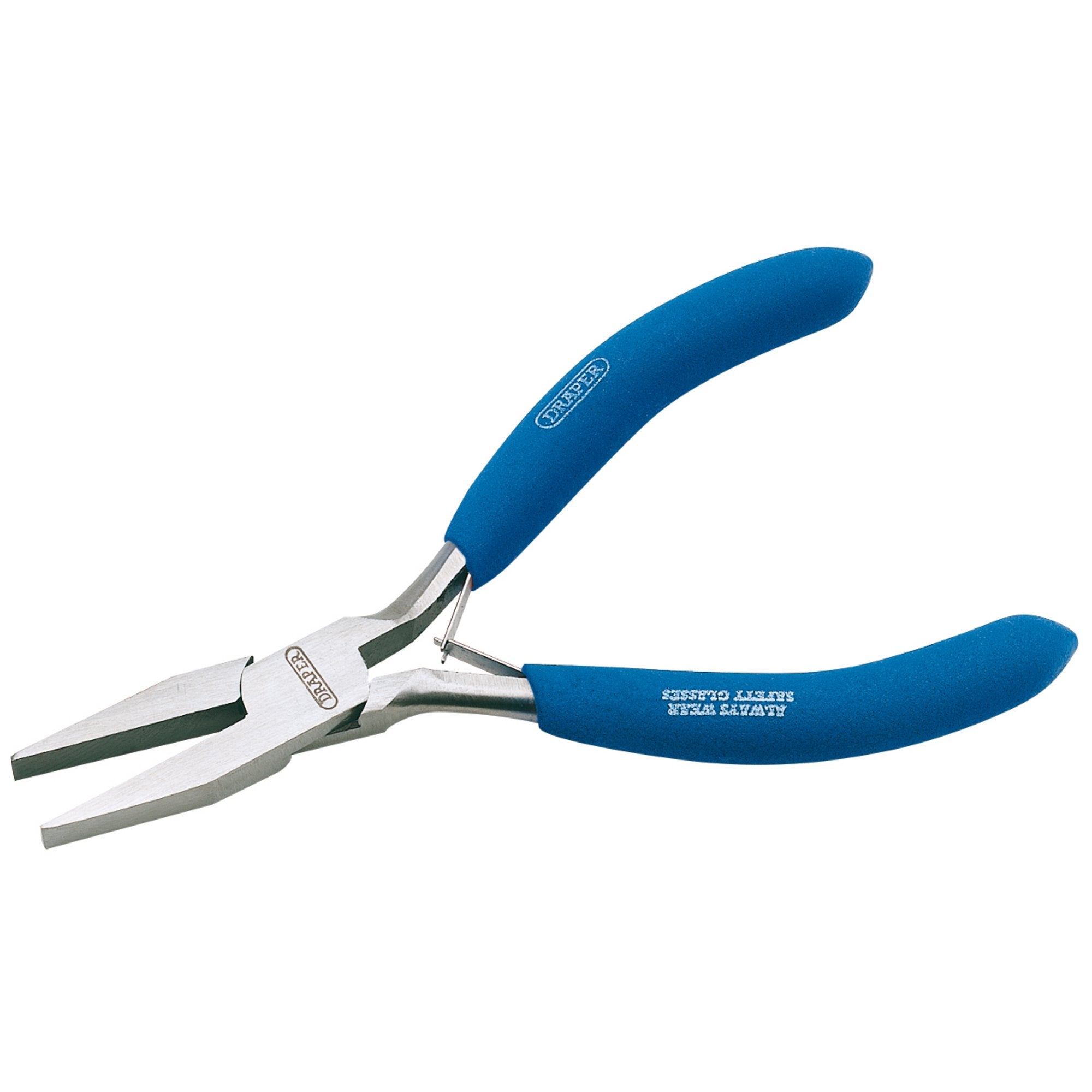 Carbon-Steel-Flat-Nose-Pliers,-125mm